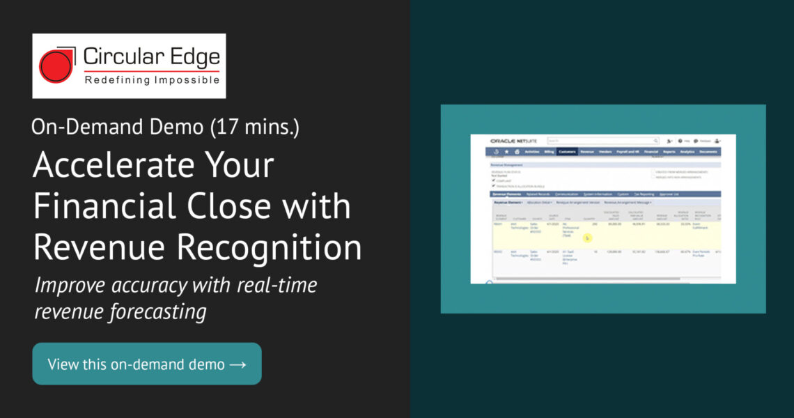 Social Image Accelerate Your Financial Close with Revenue Recognition